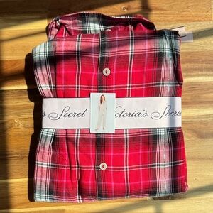 Victoria's Secret Red and Pink Plaid Sleepwear